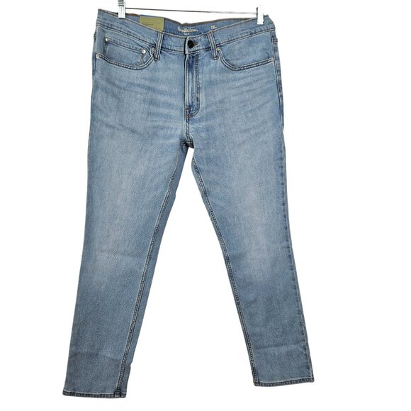 Goodfellow & Co Mens Slim Straight Fit Light Wash Jeans W38 L32 Total Flex Denim - Picture 3 of 12